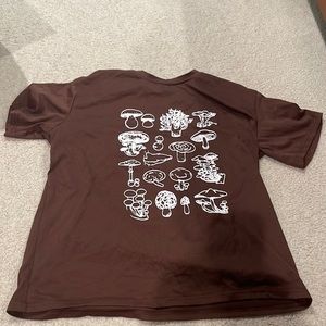 Plant & Fungi Lover’s Brown Shirt